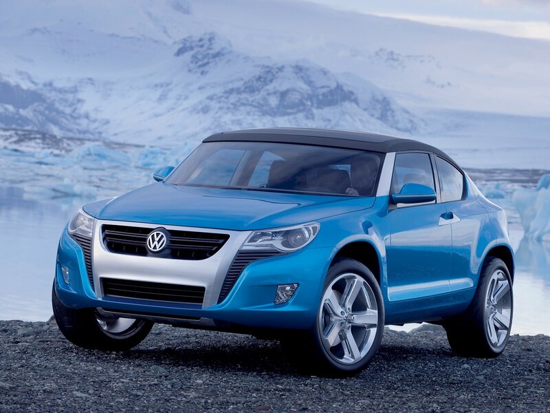 Blue Volkswagen Concept Car