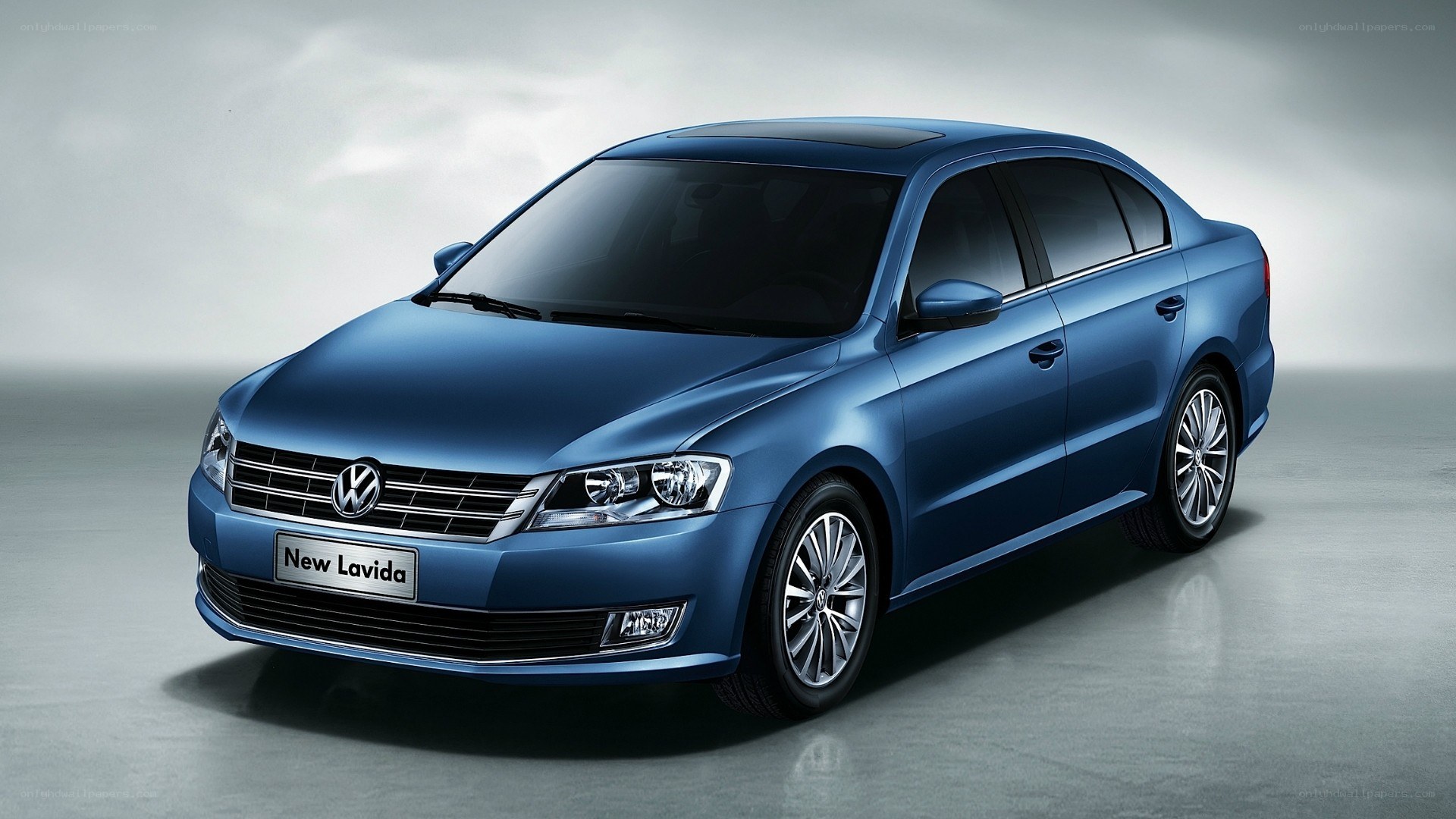 Blue Volkswagen New Lavida