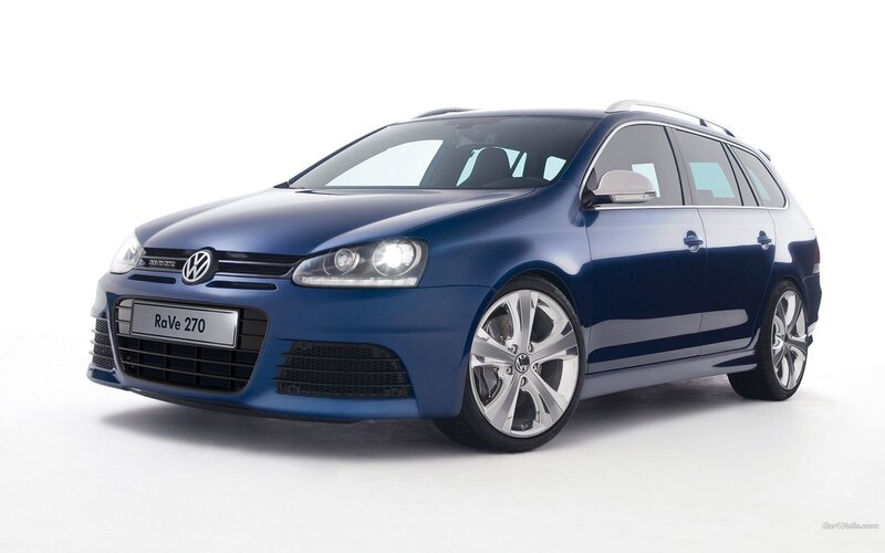 Blue Volkswagen Rave 270