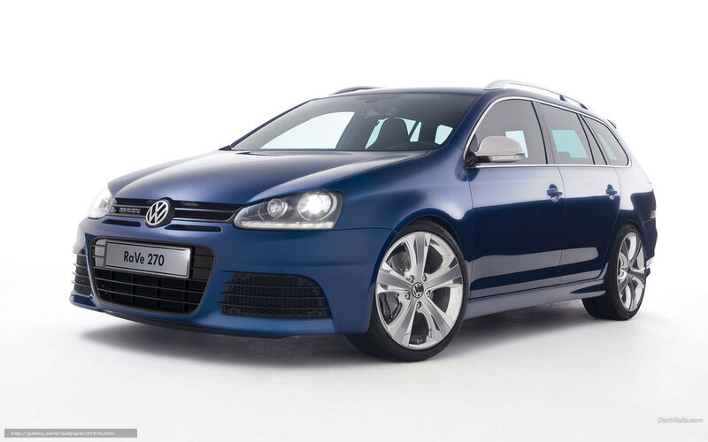 Blue Volkswagen Rave 270