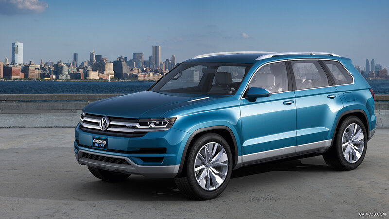 Blue Volkswagen Suv — Serene, Afternoon