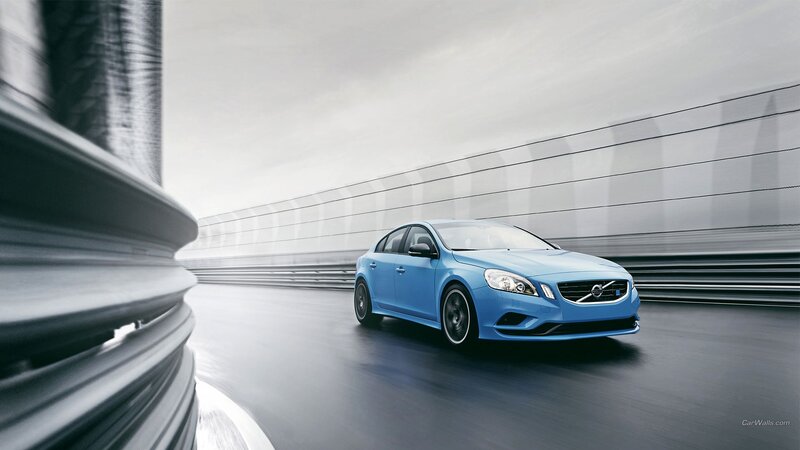 Blue Volvo Car — Dynamic, Photograph