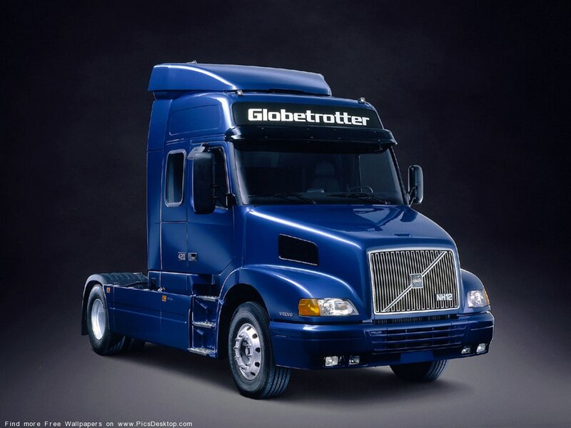 Blue Volvo Globetrotter Truck