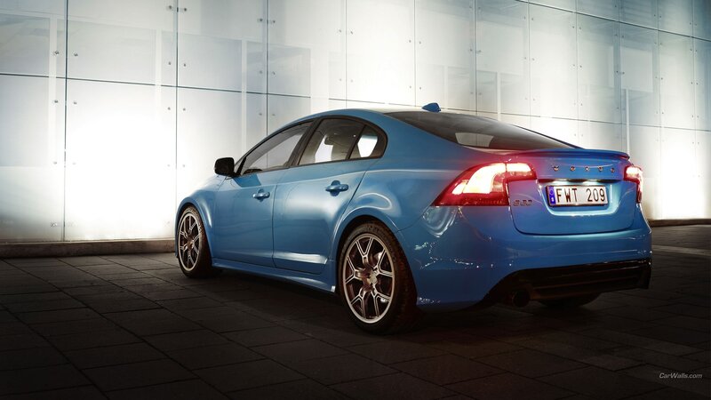Blue Volvo S60