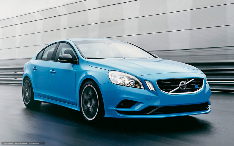 Blue Volvo Sedan — Dynamic, Photograph