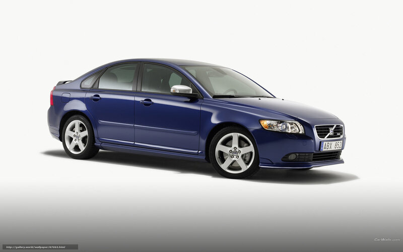 Blue Volvo Sedan — Neutral