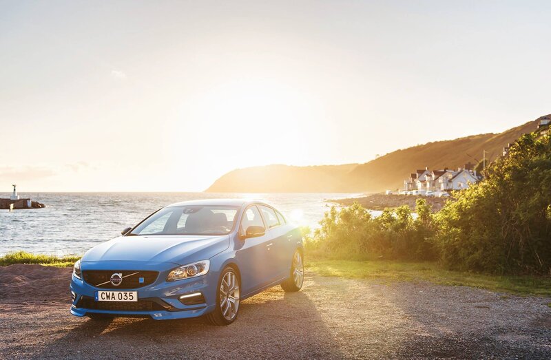 Blue Volvo Sedan — Serene
