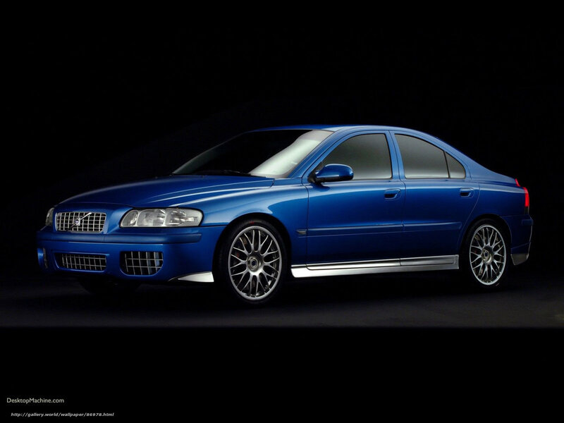 blue volvo sedan
