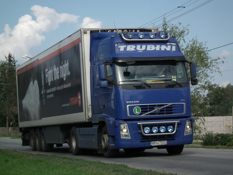 Blue Volvo Truck — Neutral