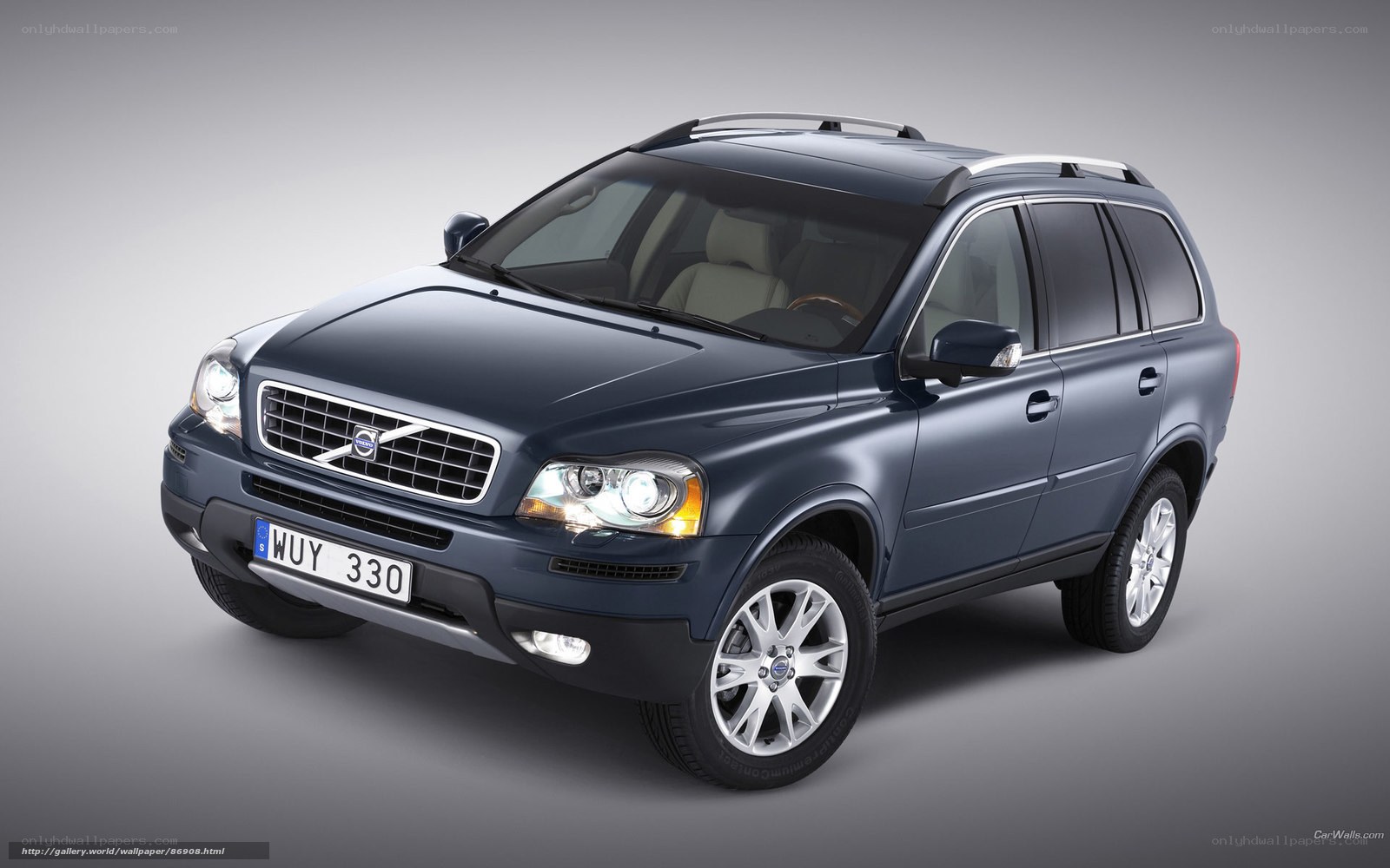 Blue Volvo XC90 SUV
