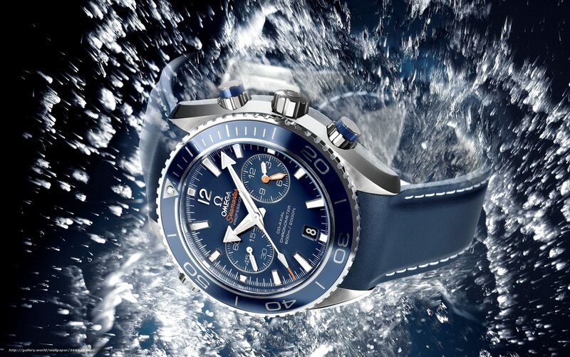 Blue Watch in Water — Dramatic