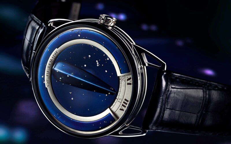 Blue Watch with Starry Dial — Dramatic