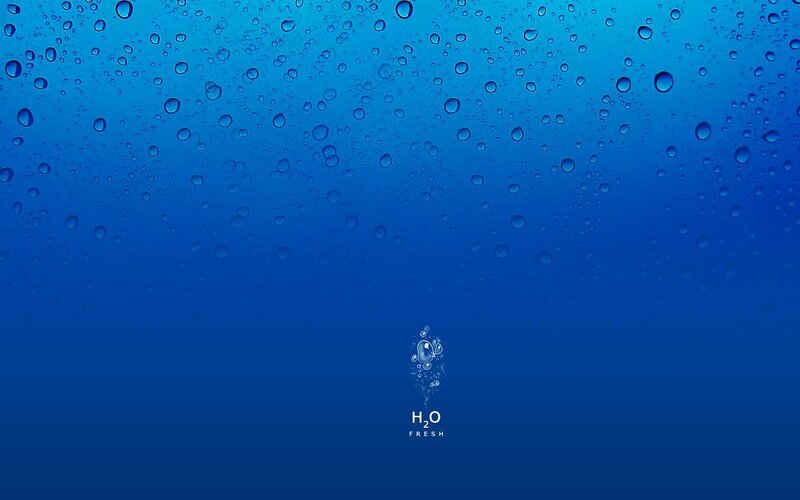 blue water droplet background