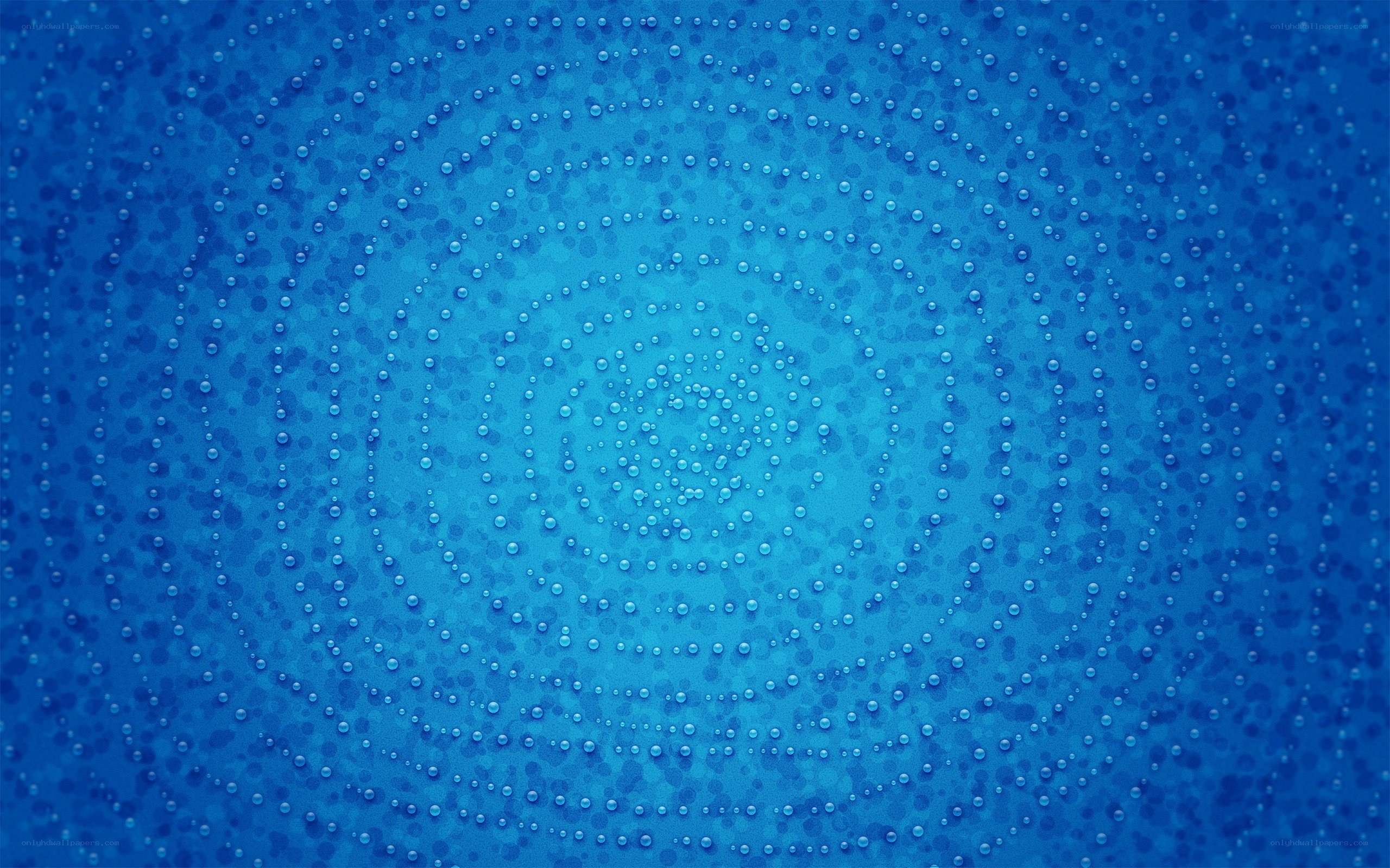 blue water droplet pattern