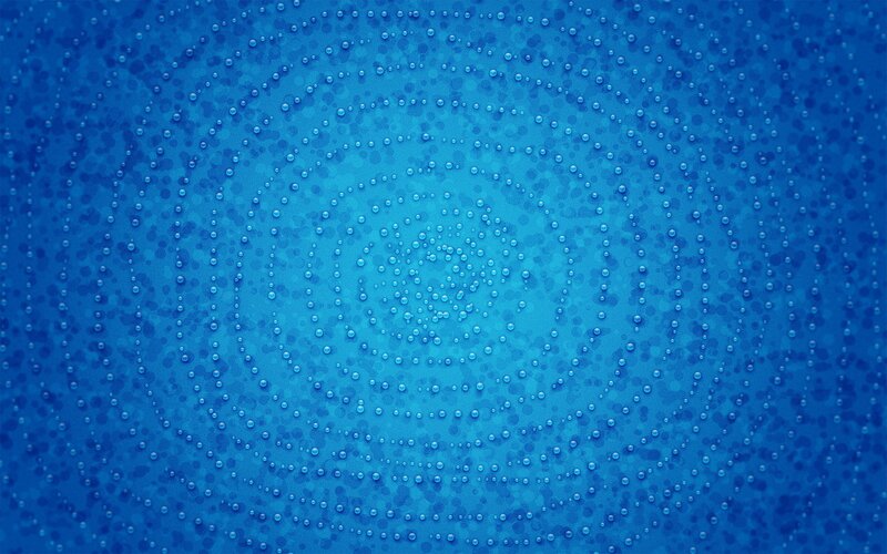 blue water droplet pattern