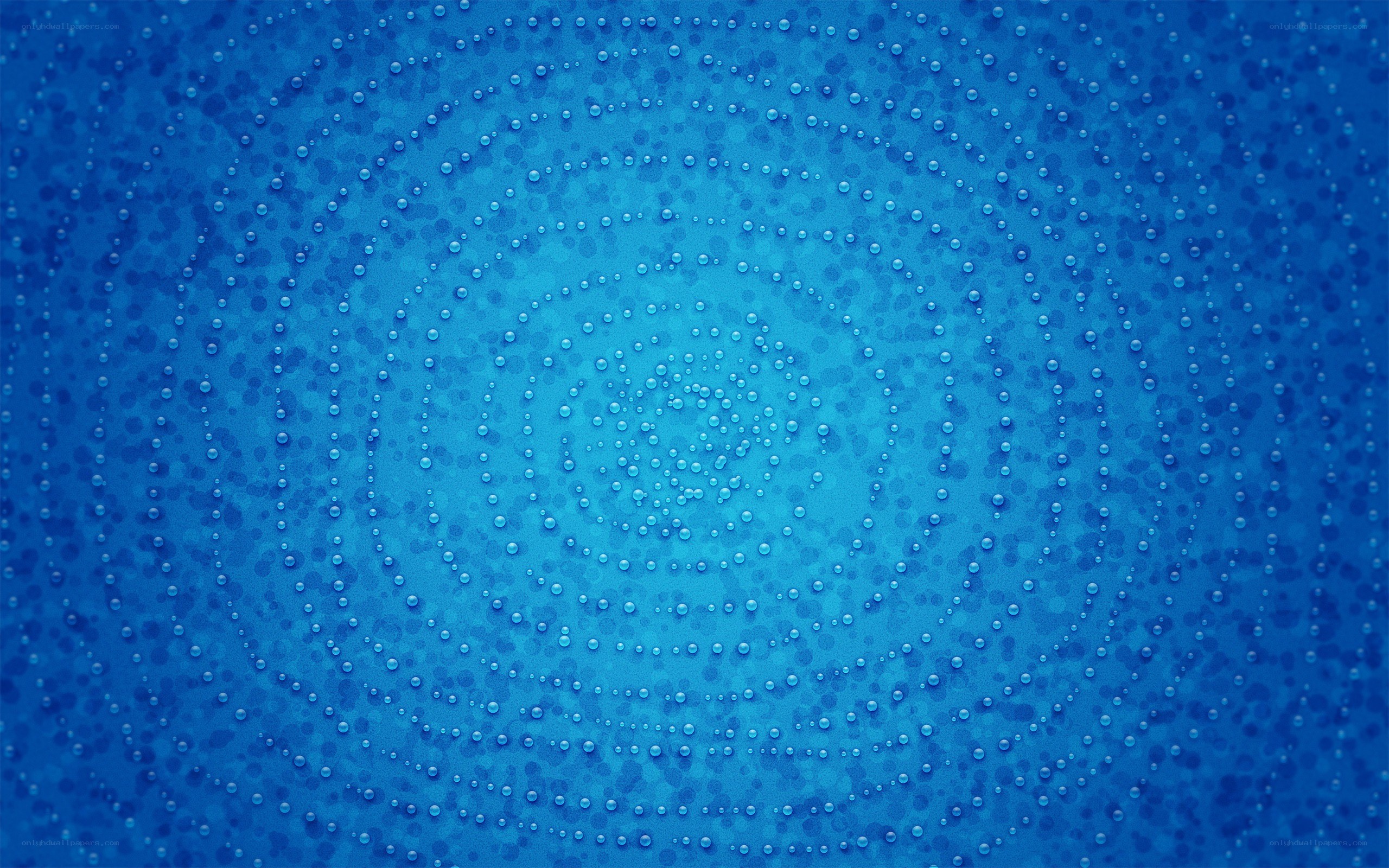 blue water droplet pattern