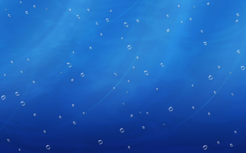 blue water droplets background