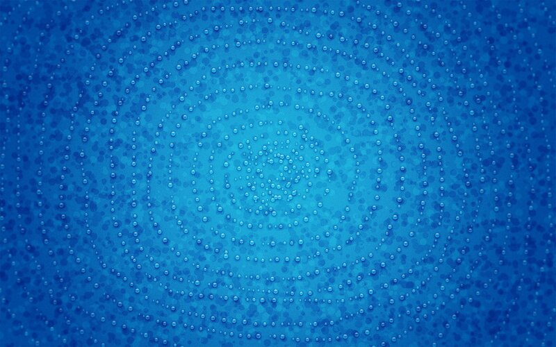 blue water droplets on glass