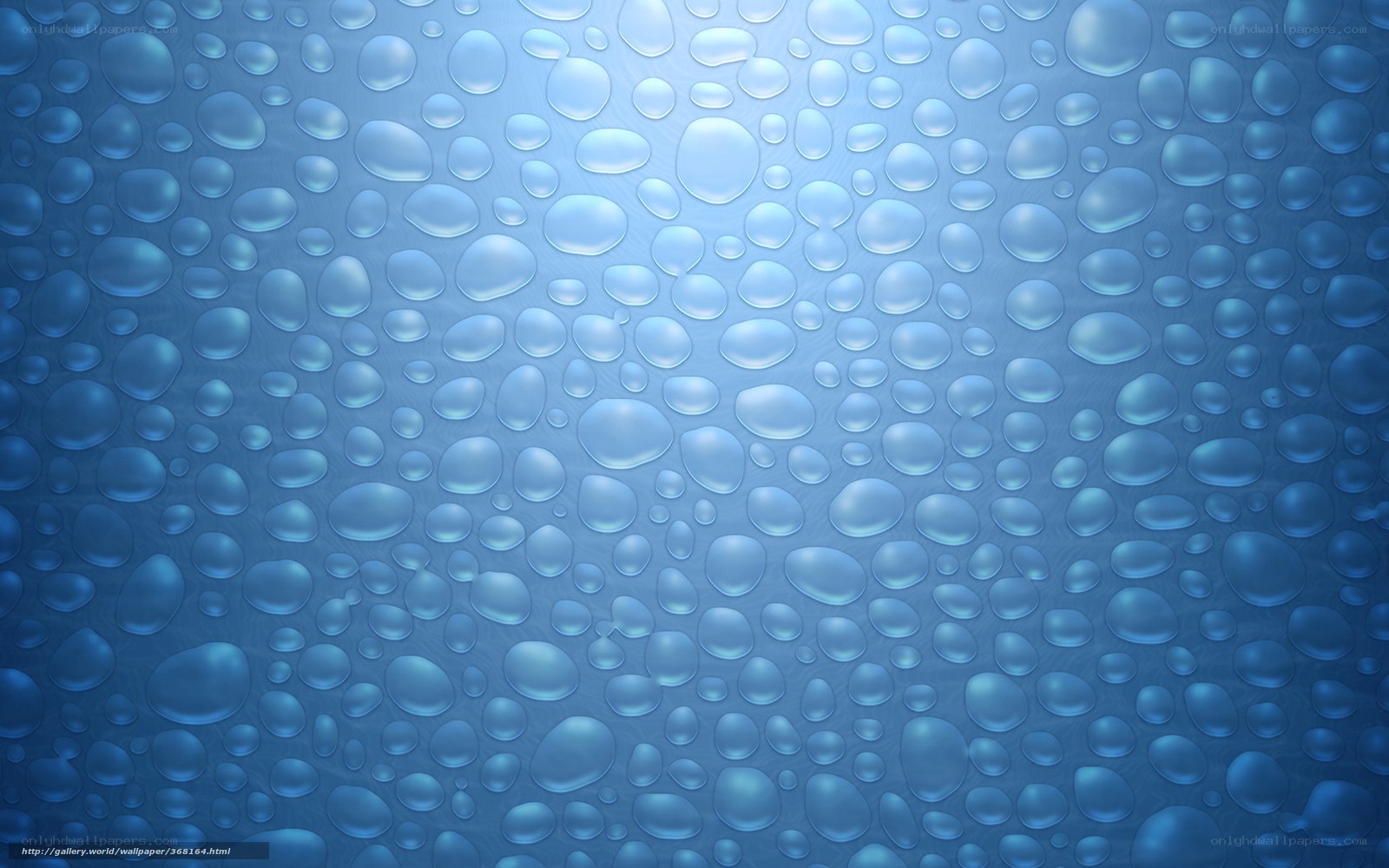 blue water droplets on surface
