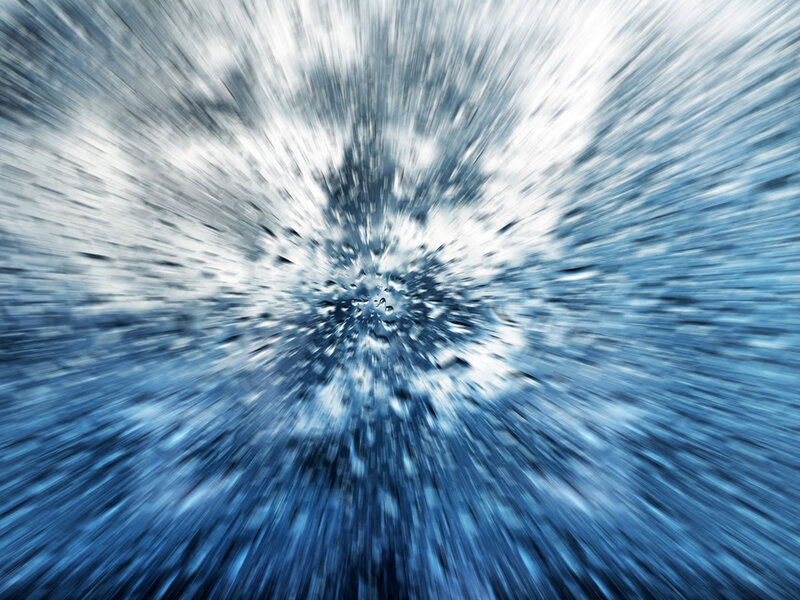Blue Water Explosion — Dynamic