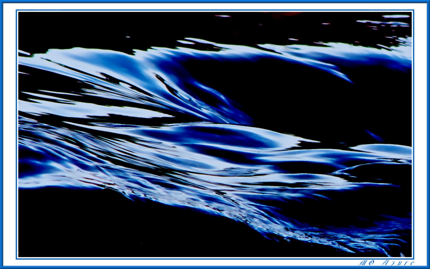 Blue Water Flow