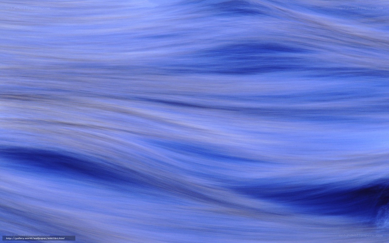 Blue water motion blur