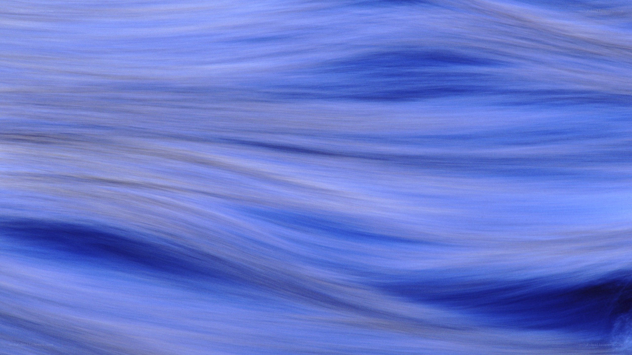 Blue water motion blur