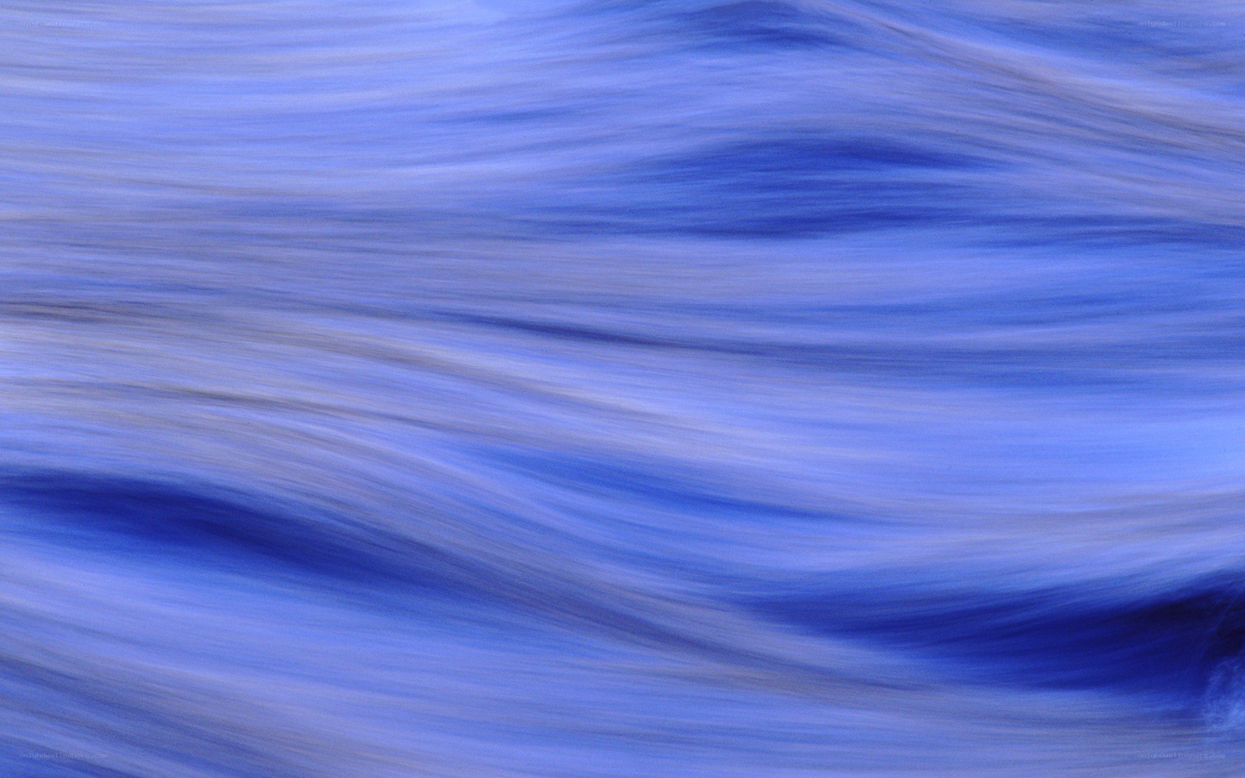 Blue water motion blur