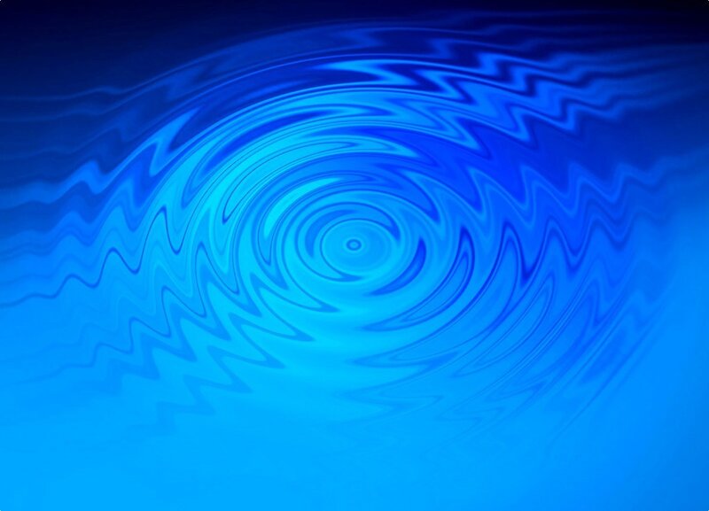 Blue Water Ripple — Calm