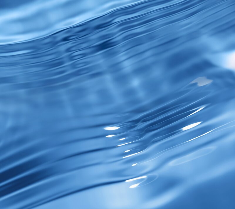 Blue Water Ripples — Calm, Photograph