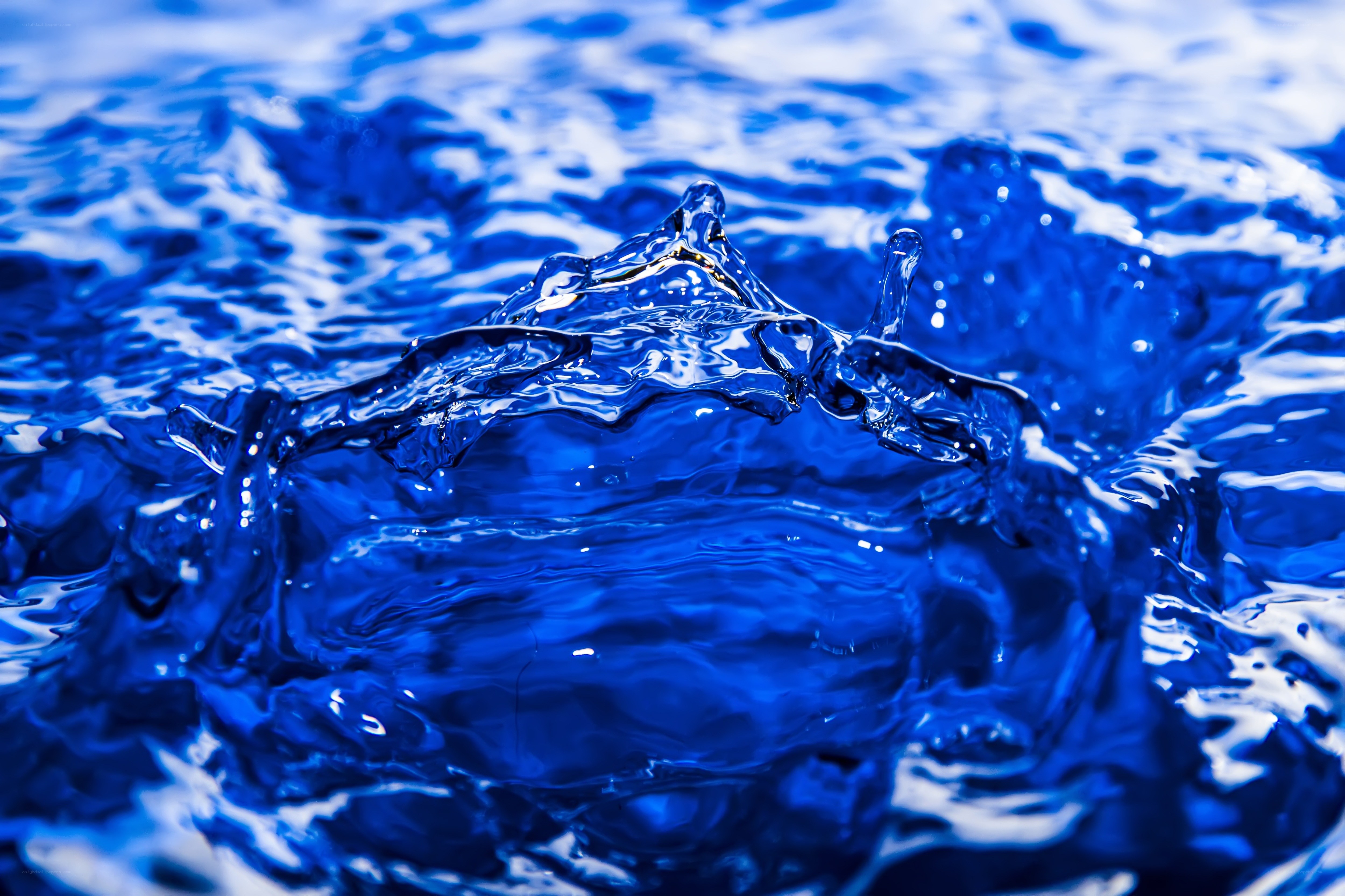 Blue Water Splash