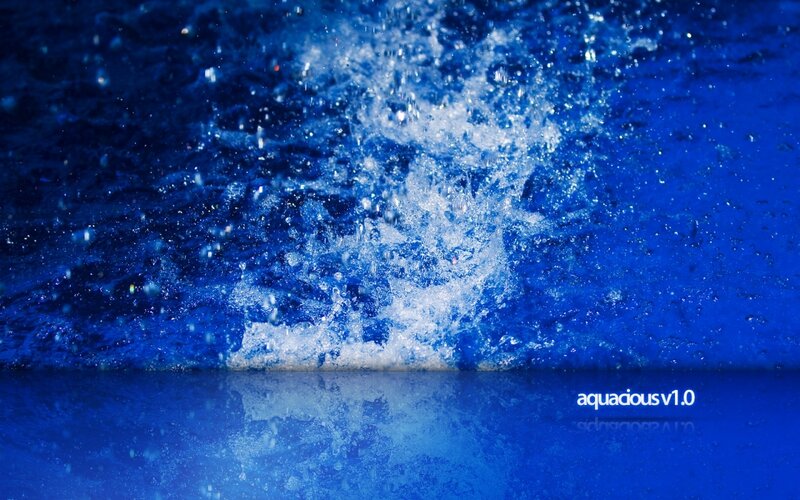 blue water splash background