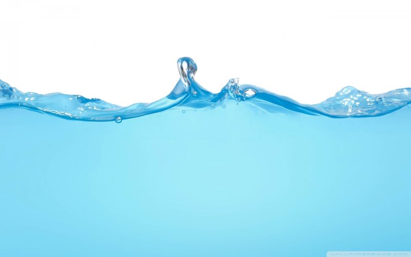 Blue Water Splash — Calm