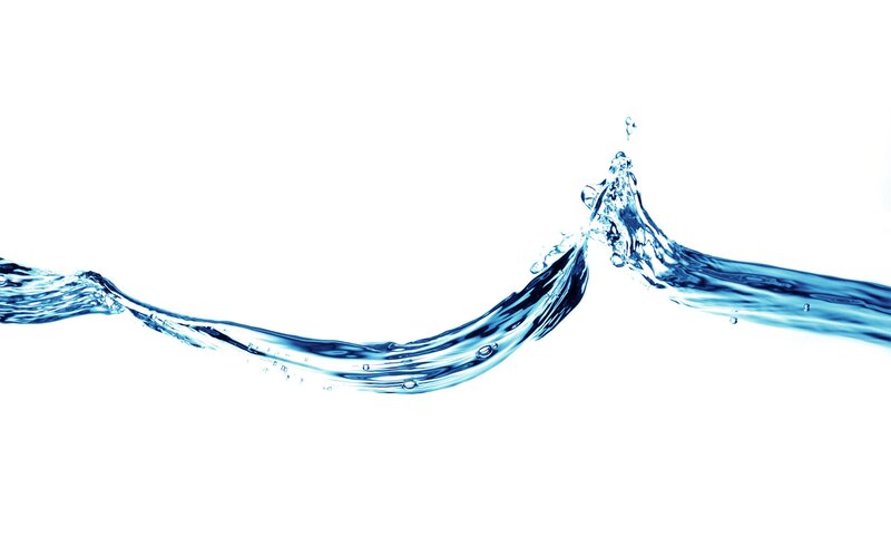 Blue Water Splash — Dynamic, Photograph, Splashing, Bubbles