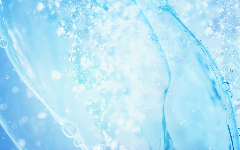 blue water splashing