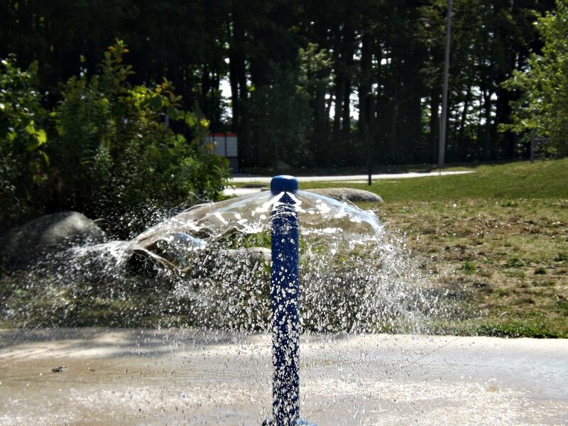 Blue Water Spray Nozzle
