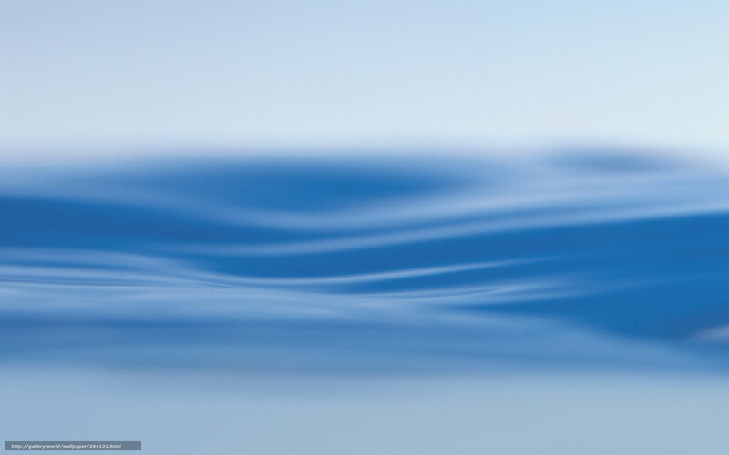 Blue Water Surface — Calm, Photograph