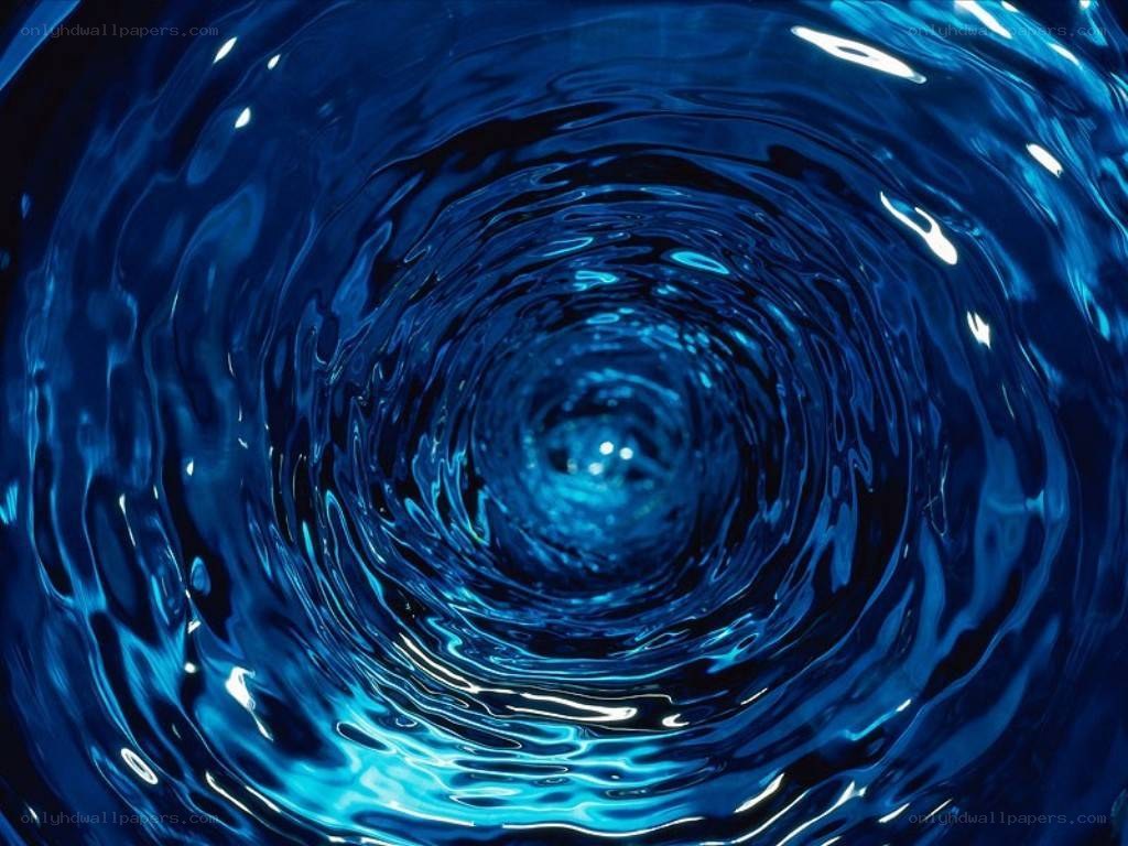 blue water vortex