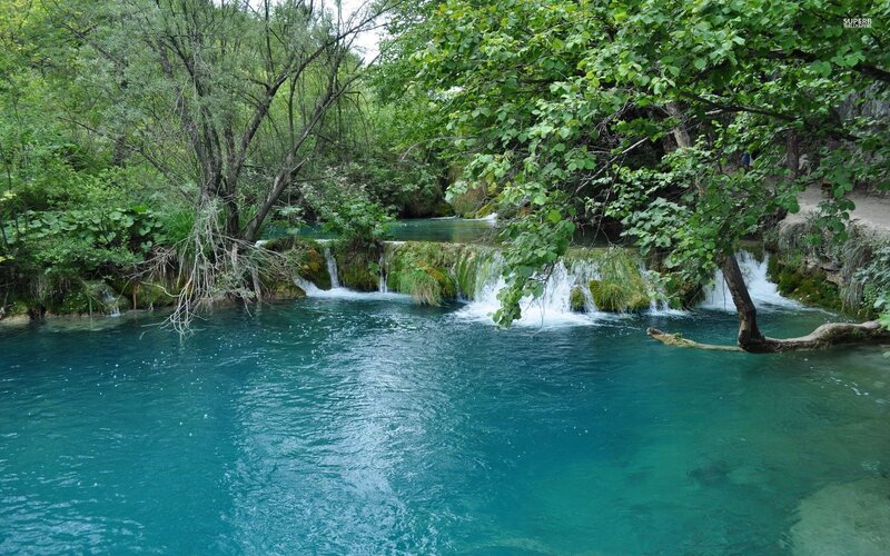 Blue Water Waterfall