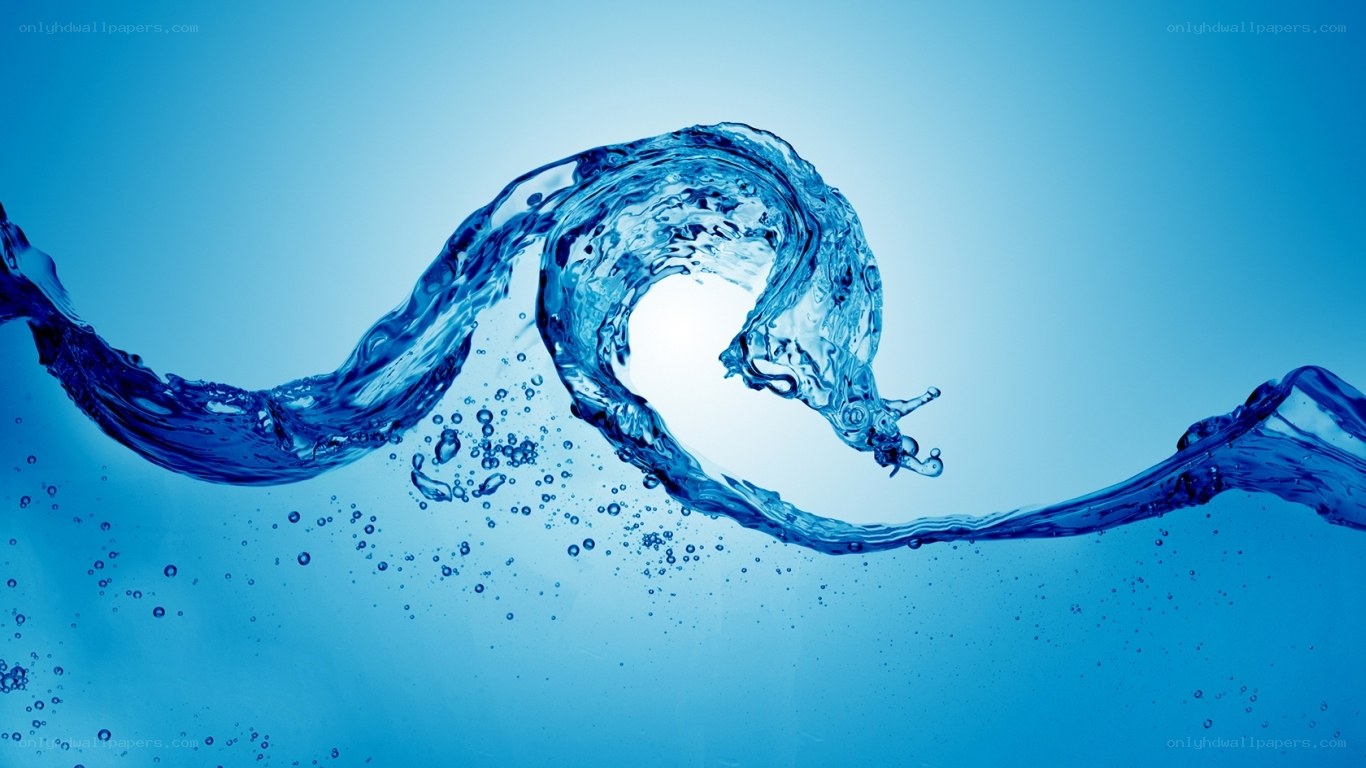 blue water wave motion