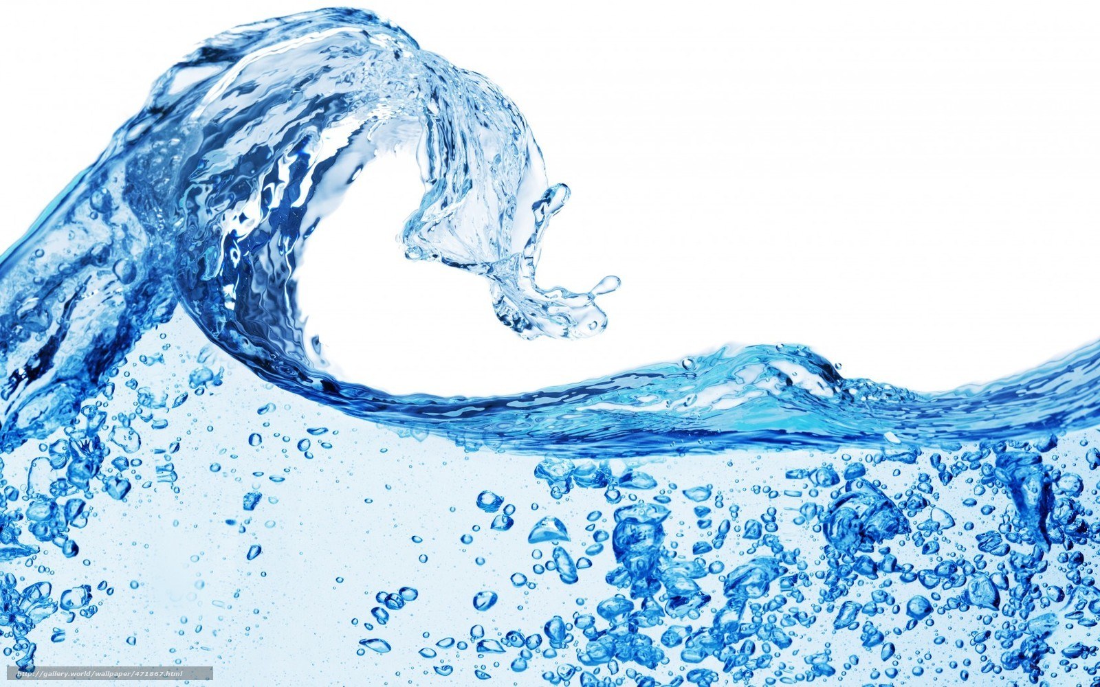 blue water wave splash