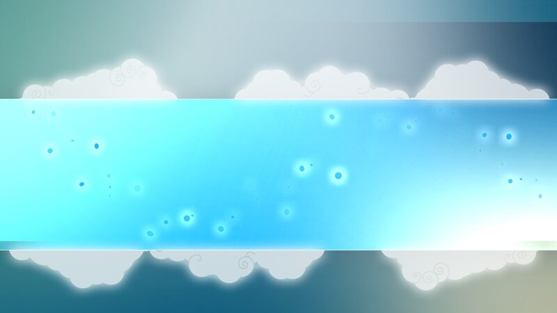 Blue Water with Clouds