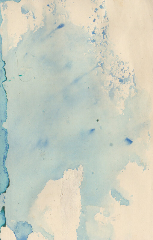 Blue Watercolor Stain