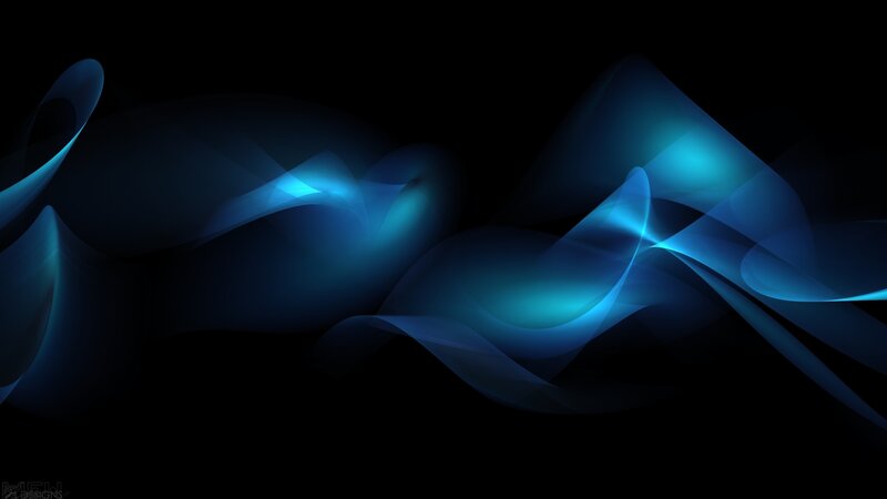blue wave abstract background