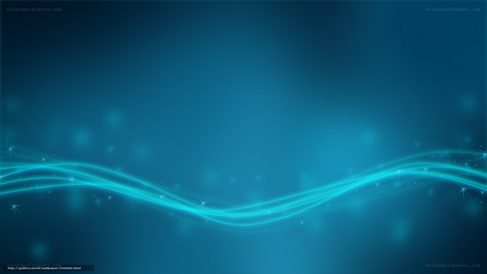 Blue wave abstract background