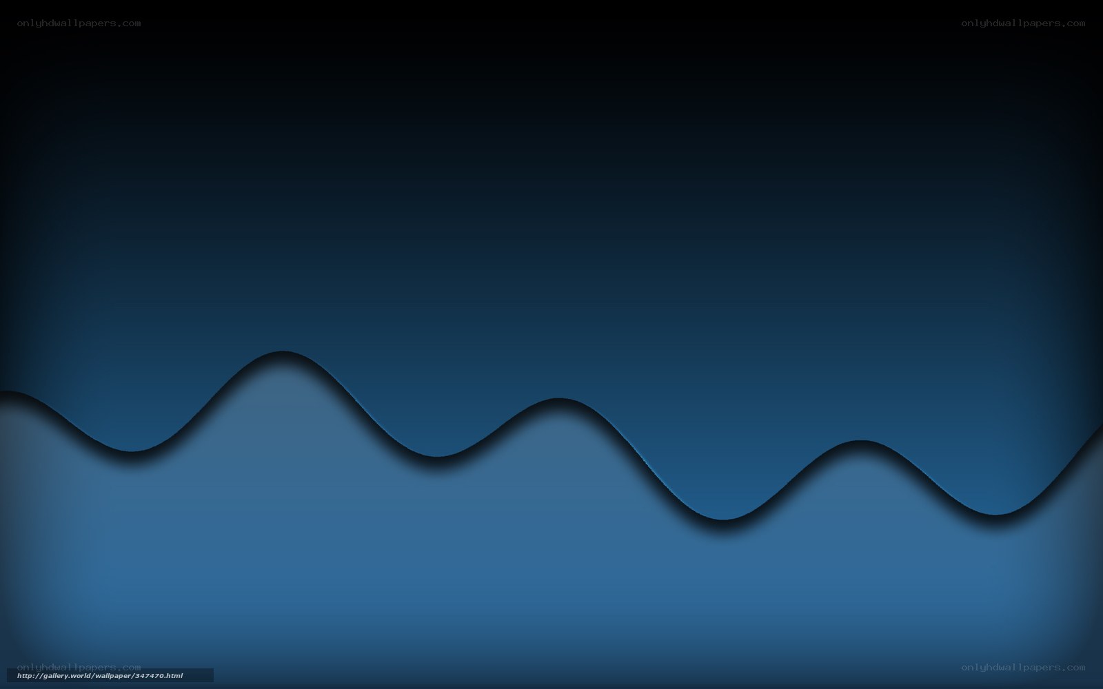 blue wave abstract background