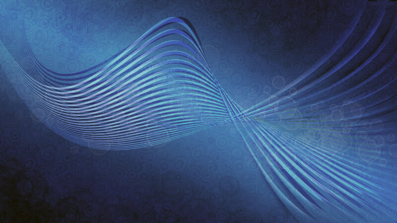 Blue wave abstract background