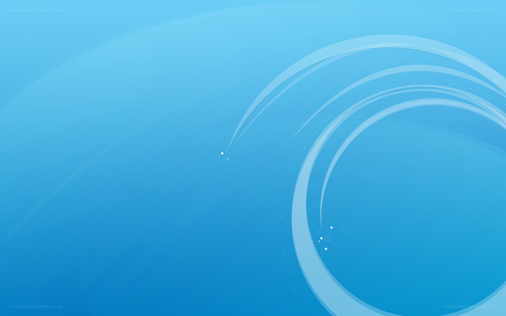 blue wave abstract background