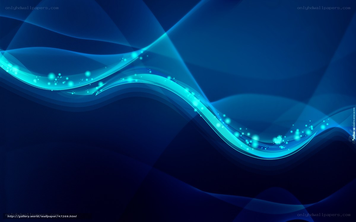 blue wave abstract background