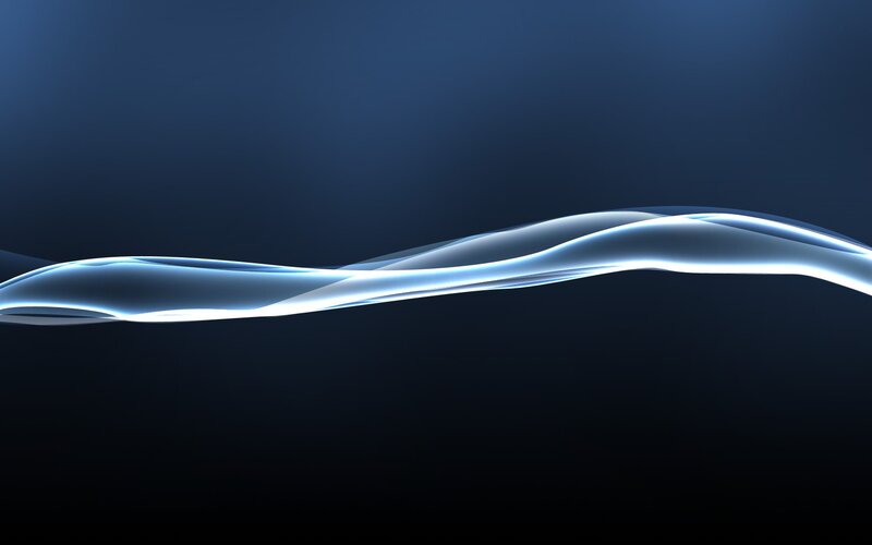 Blue wave abstract background
